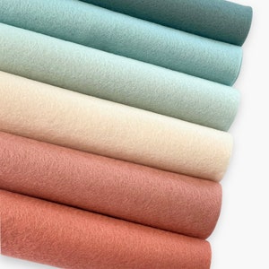Neue Version Farben Wollfilz Bündel