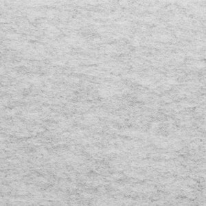 1mm Heather Light Grey Merino Wool Felt 8 x 11&quot; Sheet - No. G1-00