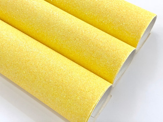 Feutrine pure laine jaune maïs coupon 20 X 30 cm