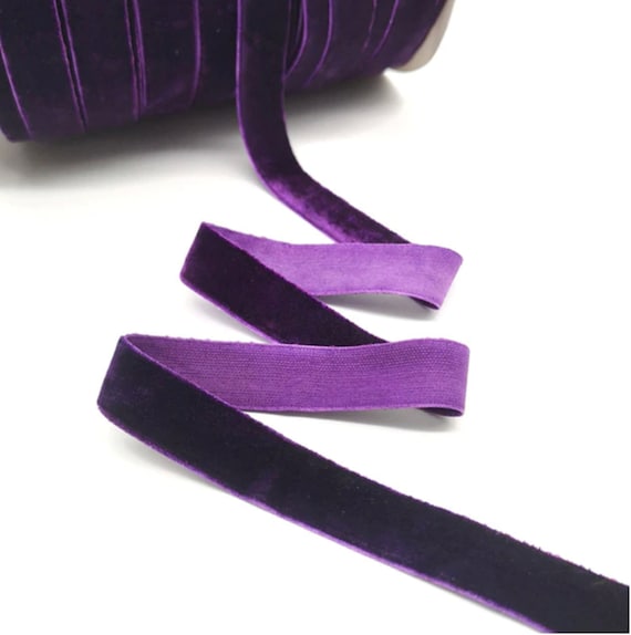 Nastro di Raso 6mm Viola, 92 Metri Nastro Doppio Raso per Artigianato, Natale, Decorazioni, Confezioni Regalo, Feste di Compleanno, Matrimoni, Bomboniere