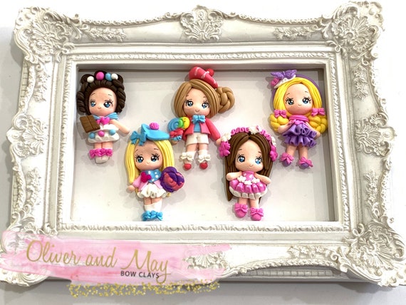 Sweet Candy Girls Bow Clays - USA Buyers - No Free Shipping please see description Il_570xn