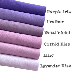 Purple Haze Bundle aus reiner Merinowolle - 6 Blätter
