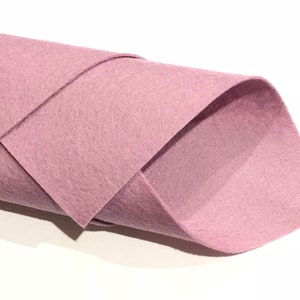1 mm Lila Rosa Merino Wollfilz 8 x 11 Zoll Platte - Nr. 31- Reiner Wollfilz - Australische Merinowolle - VORBESTELLUNG