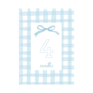 Cartes d'étape imprimables / Cartes d'étape bleues / Cartes d'étape de garçon / Nouveau bébé / Cadeau de bébé