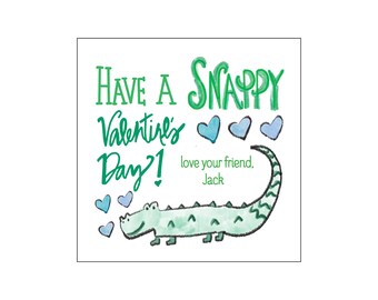 Alligator Valentine / Crocodile Valentine / Alligator Valentines