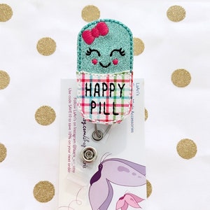 Pill badge reel- pharmacist reel- pharmacist badge-pharmacist gift-pharmacy tech reel badge- pharmacy tech gift