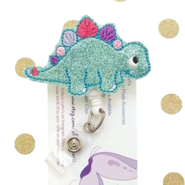 Dinosaur badge reel- pediatric nurse badge reel--pediatric nurse badge reel -pediatric badge-nurse badge reel-cute badge reel-badge reels