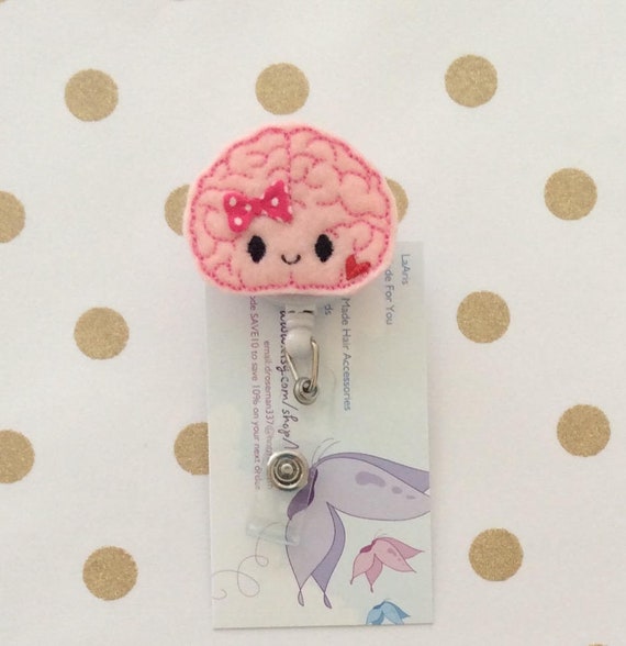 Brain badge reel- Brain badge-nurse badge reel-neuro nurse badge-neurologist badge reel-neurologist nurse gift-neuro nurse-neurology nurse