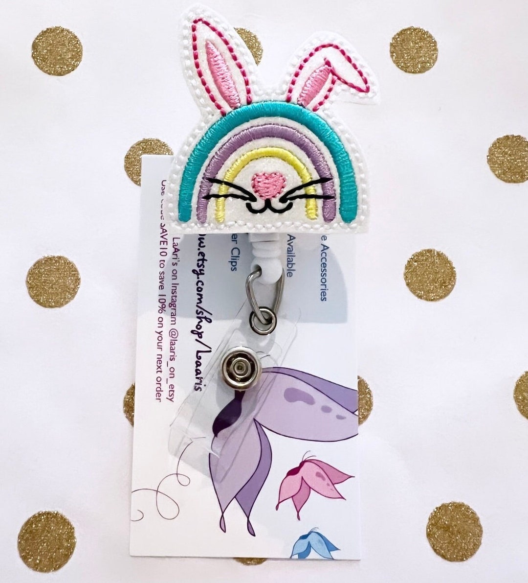 Easter Badge Reeleaster Bunny Badge Reel Bunny Reel Badgebunny Reel