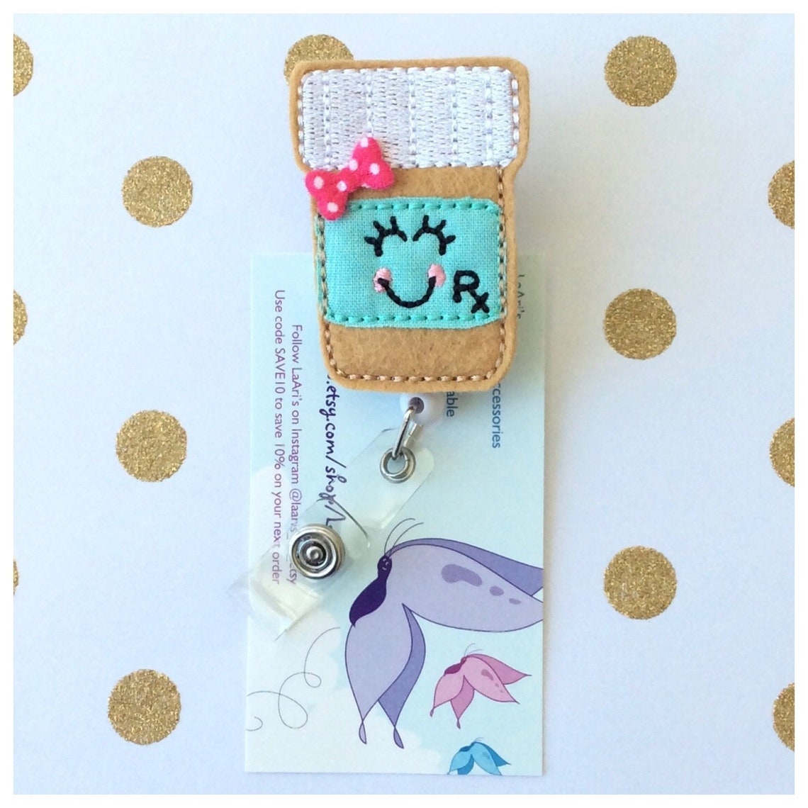 Pill Bottle Badge Reel Pharmacist Badge Reel Pharmacist Etsy