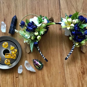 Dark Forest Hidden Gem in Navy Disney Inspired Mickey Ears