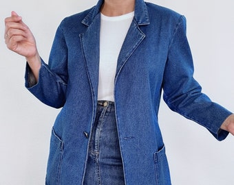 Vintage 80's Joanna Denim Blazer