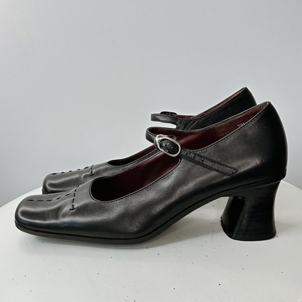 Moda Spana Leather Mary Jane Pumps