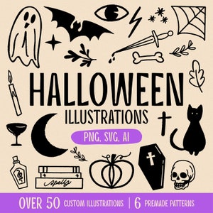 Halloween Fall Illustration Pack