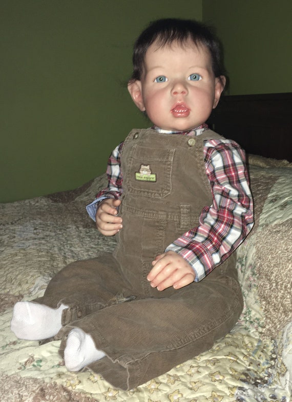 Reborn Baby Liam by Bonnie Brown, 28 Inch Toddler, Full Arms