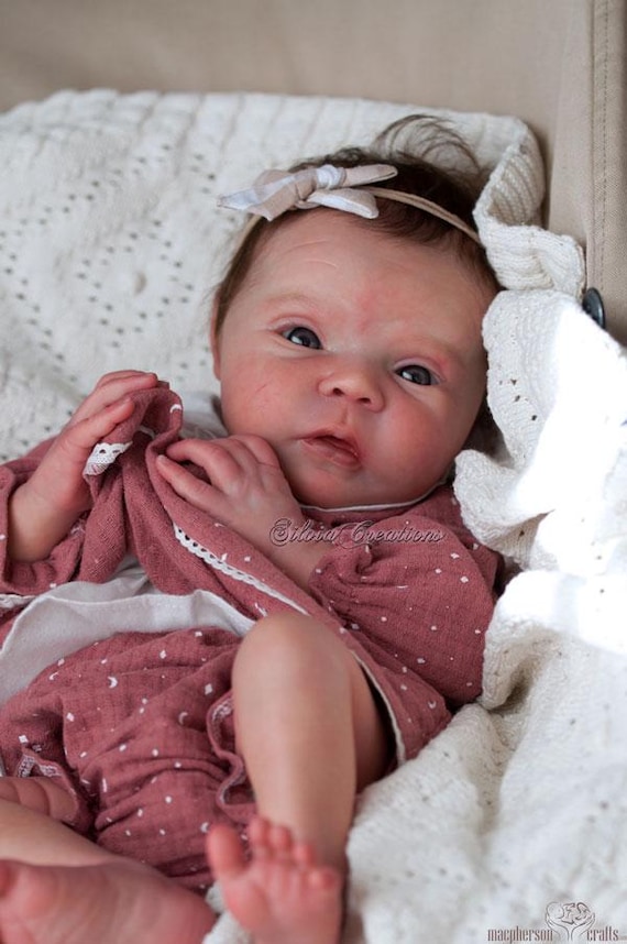 Reborn Baby MAYVEN by Jackie Joly, 19 Inches With Full Arms and