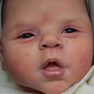 Reborn Baby ESTELLA by Jackie Joly, 21 inches, Boy or Girl Chubby Doll Custom
