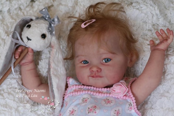 Reborn Baby NAOMI by Jackie Joly, 21 Inches With Full Arms and