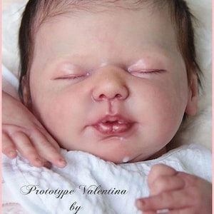 Reborn Baby VALENTINA by Jackie Joly, 19 inches with Full Limbs, Girl or Boy Doll Custom