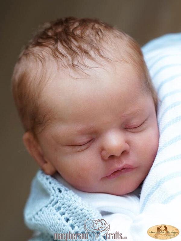 Reborn Baby SAM by Jackie Joly With Full Limbs, 19 Inches, Girl or