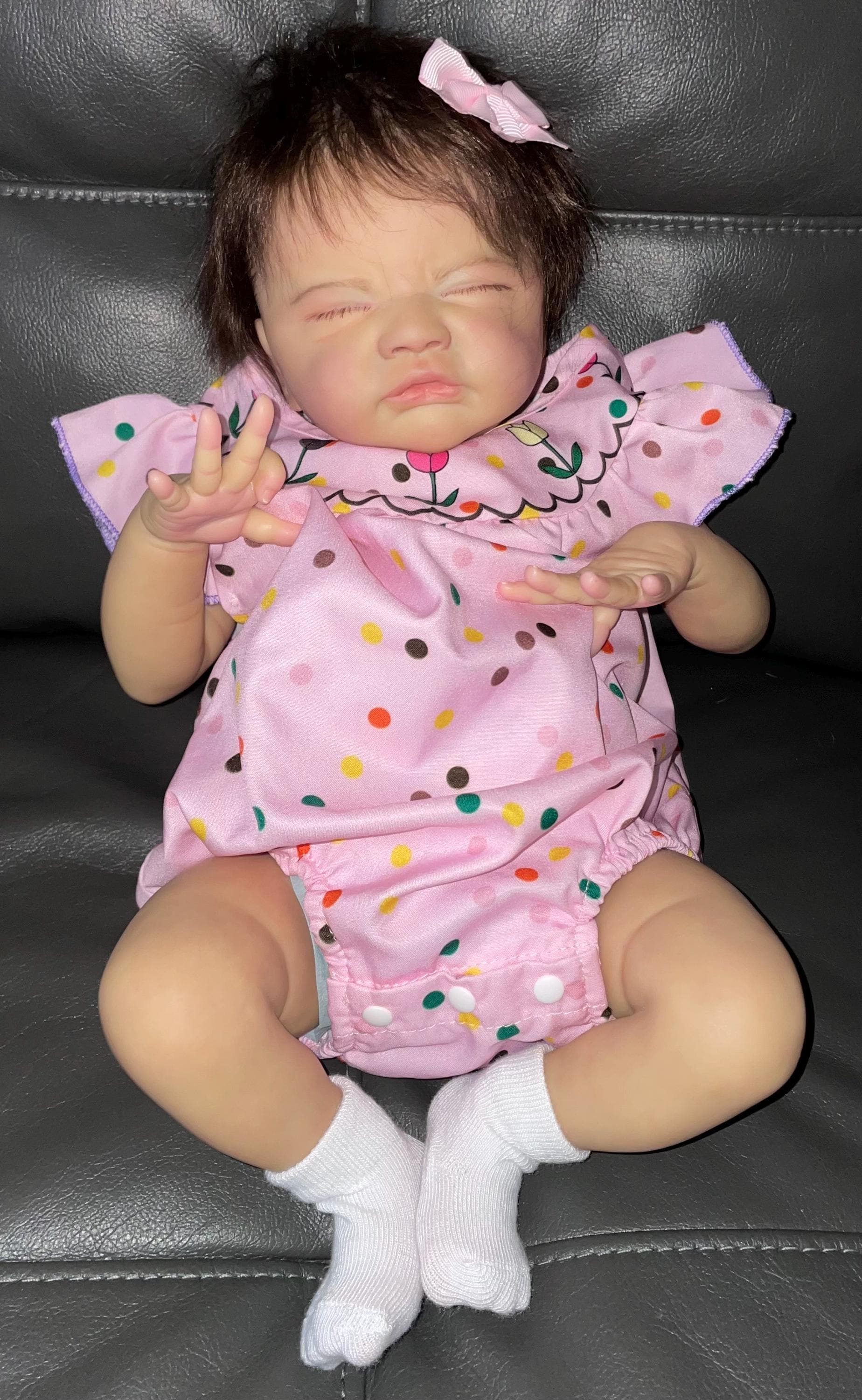 Reborn Baby Gracie Mae by Laura Lee Eagles 18 Inches With Full