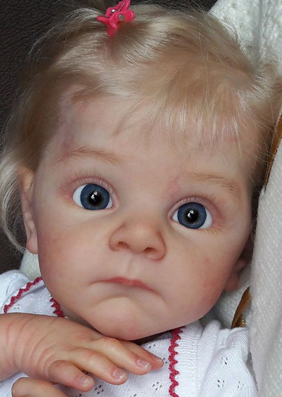 Reborn Baby Ollie by Adrie Stoete 19 Inches Boy or Girl Doll