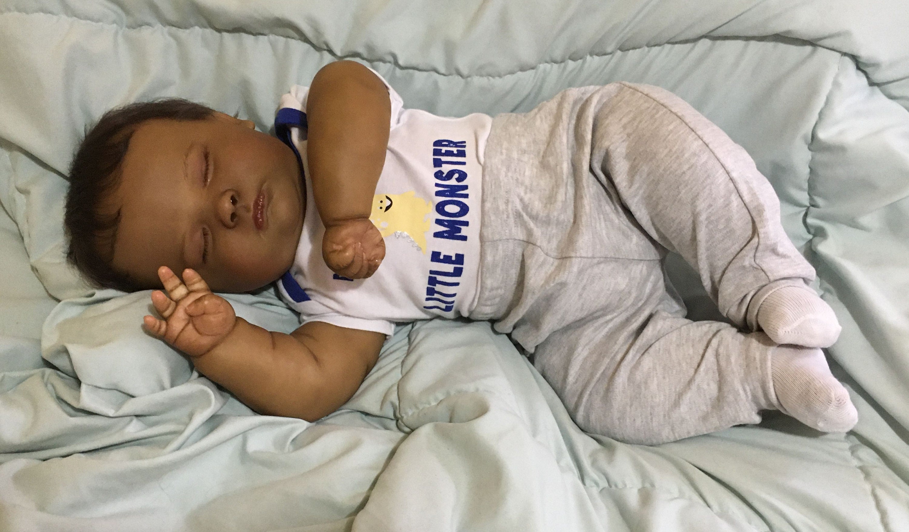 Reborn Baby JOSEPH ASLEEP by Jackie Joly, 23 Inches, 3