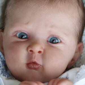 Reborn Baby Jocy by Olga Auer - 20 Inches, Boy or Girl Doll, Full arms and legs & Authentic COA Custom