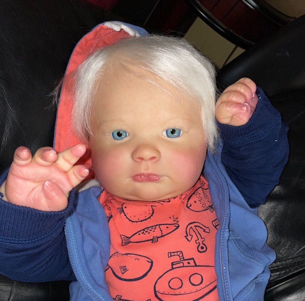 ♡リボーンドール♡太っちょoseph Reborn Baby JOSEPH Awake by Jackie Joly, 3 Months in Size