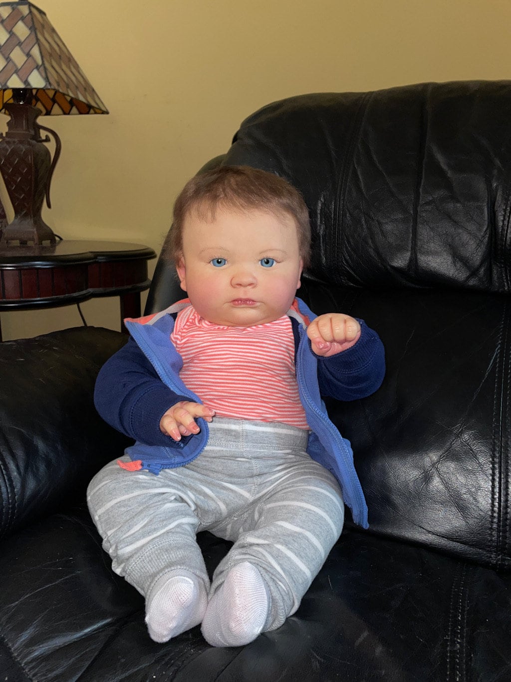 Reborn Baby JOSEPH Awake by Jackie Joly, 3 Months in Size
