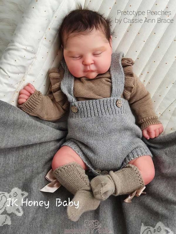 Reborn Baby PEACHES by Jackie Joly, Chubby 21 Inches, Newborn Boy
