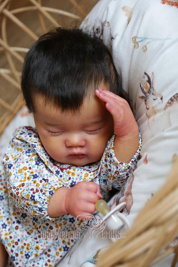 リボーンドール　ashia Reborn Baby ASHIA by Jackie Joly, 20 Inches With Full Limbs, Girl