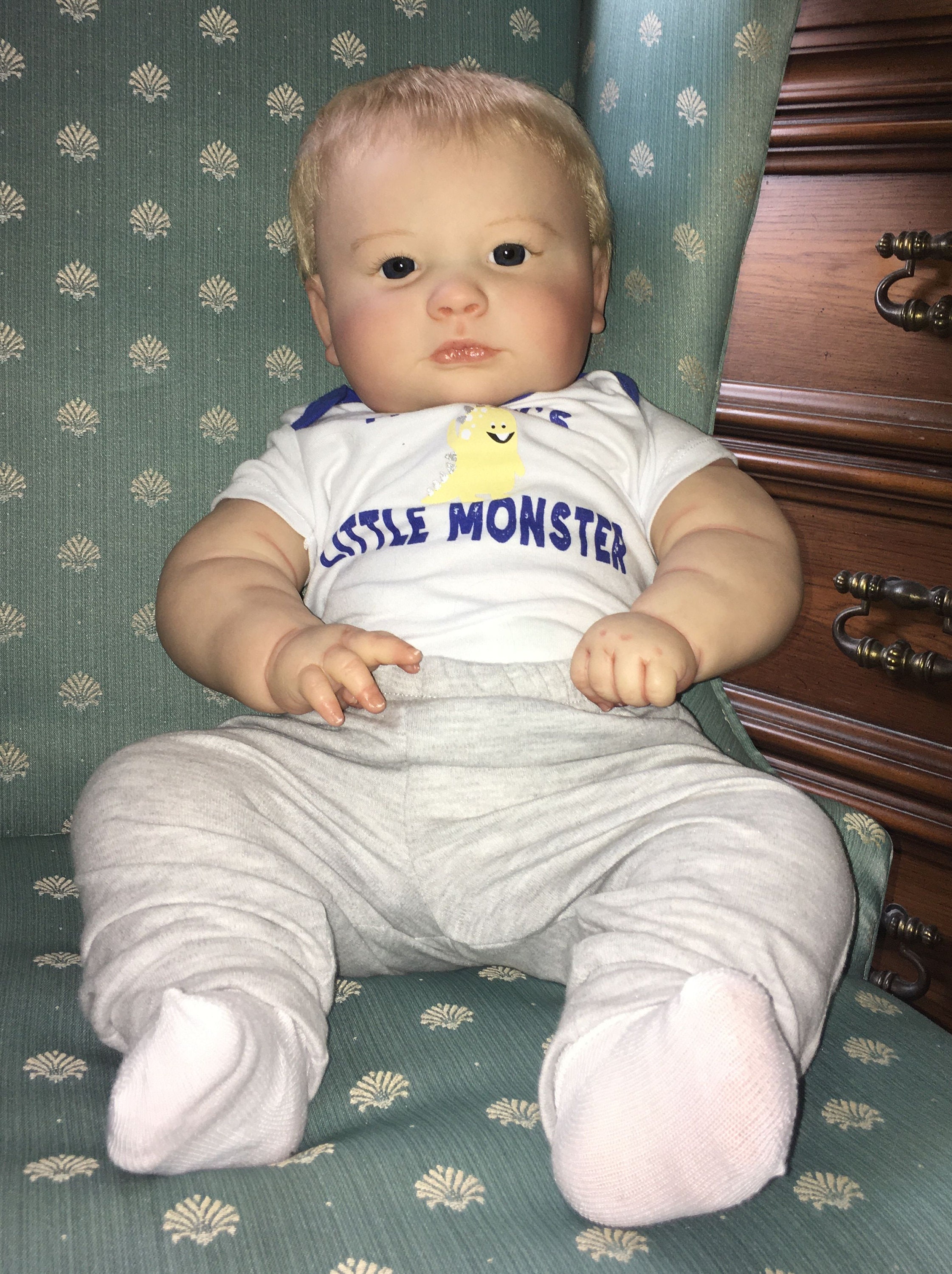 Reborn Baby JOSEPH ASLEEP by Jackie Joly, 23 Inches, 3