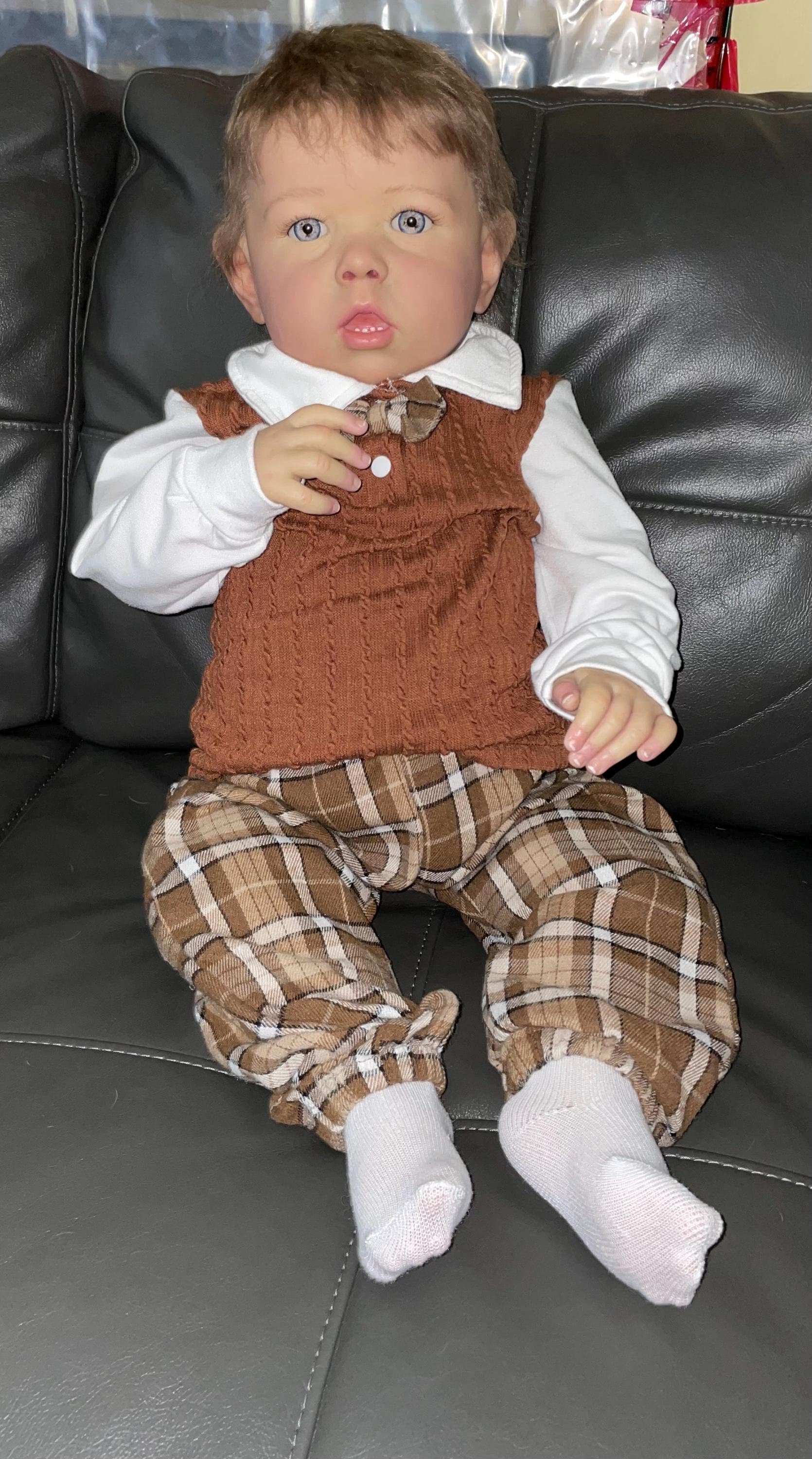 Reborn Baby Liam by Bonnie Brown, 28 inch Toddler, Full arms