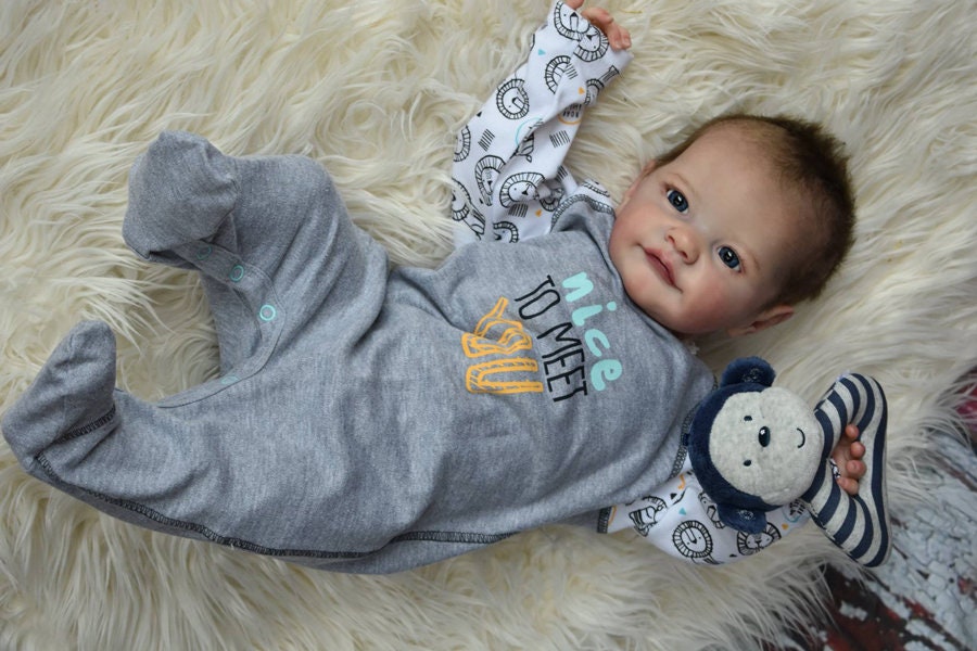 Reborn Baby TOBIAH by Jackie Joly, 23 Inch Toddler With Full Arms