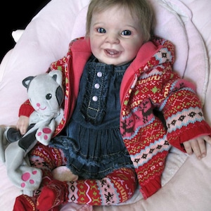 Reborn Baby Samantha from Bountiful Baby, 22 inches long, 3/4 limbs, Boy or Girl Custom