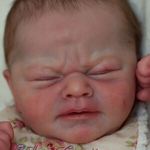 Reborn Baby Angelique Joy by Doris Moyers Hornbogen, Full Limbs, Boy OR Girl Vinyl Doll Brand New Sculpt Custom