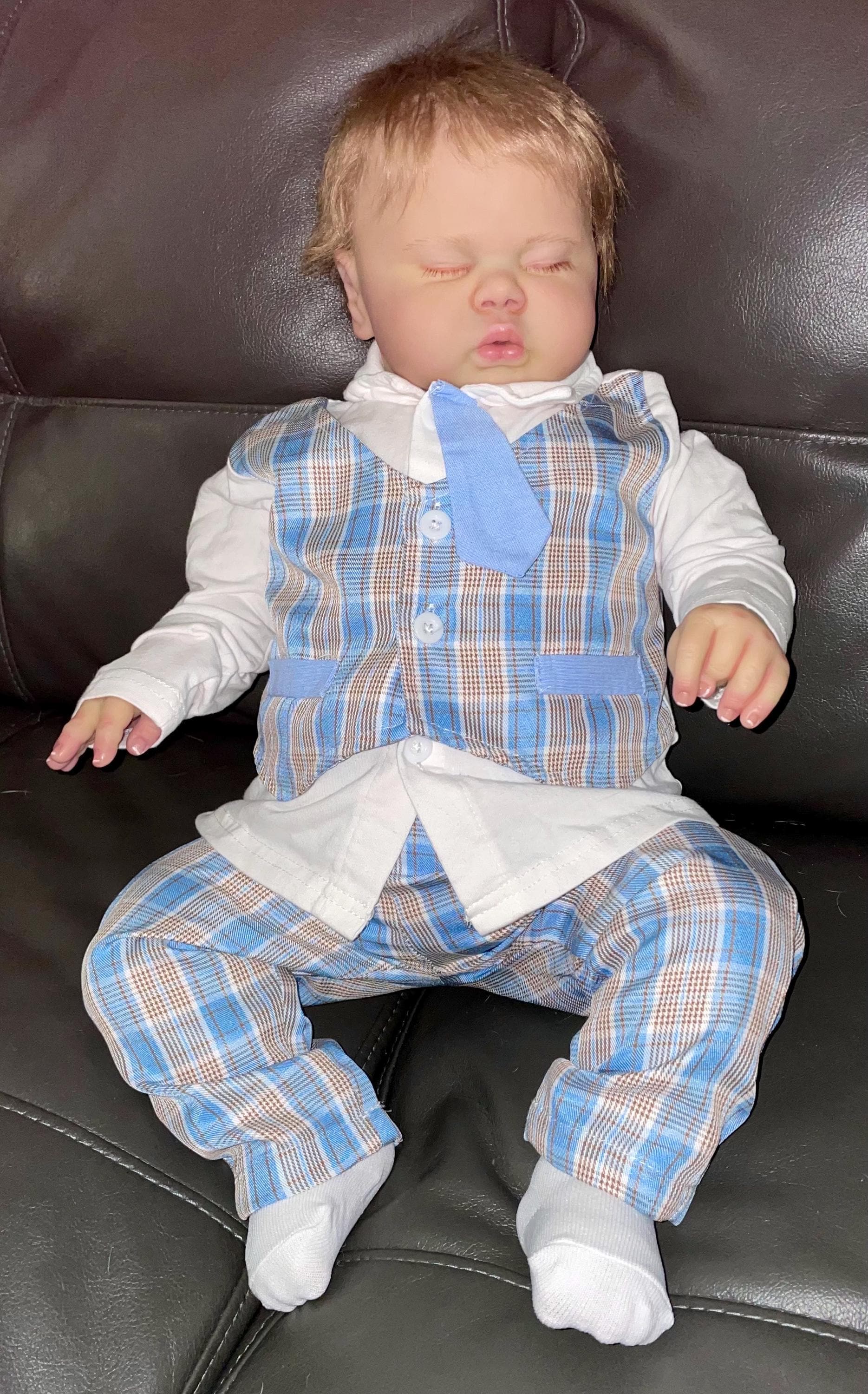 Reborn Baby PICKLE by Jackie Joly With Full Limbs, Chunky Baby at
