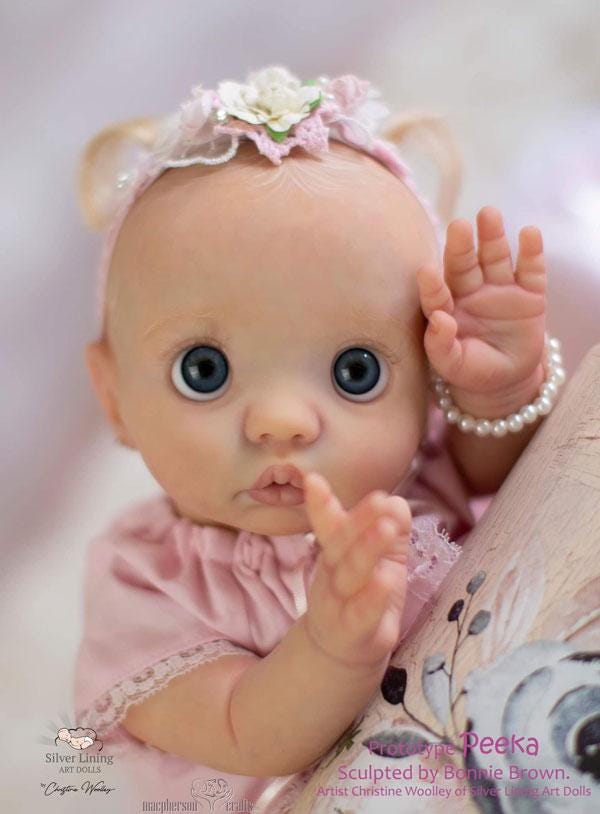 激安ブランド Reborn Baby PEEKA by Jackie Joly, 16 Inches, Boy or Girl その他