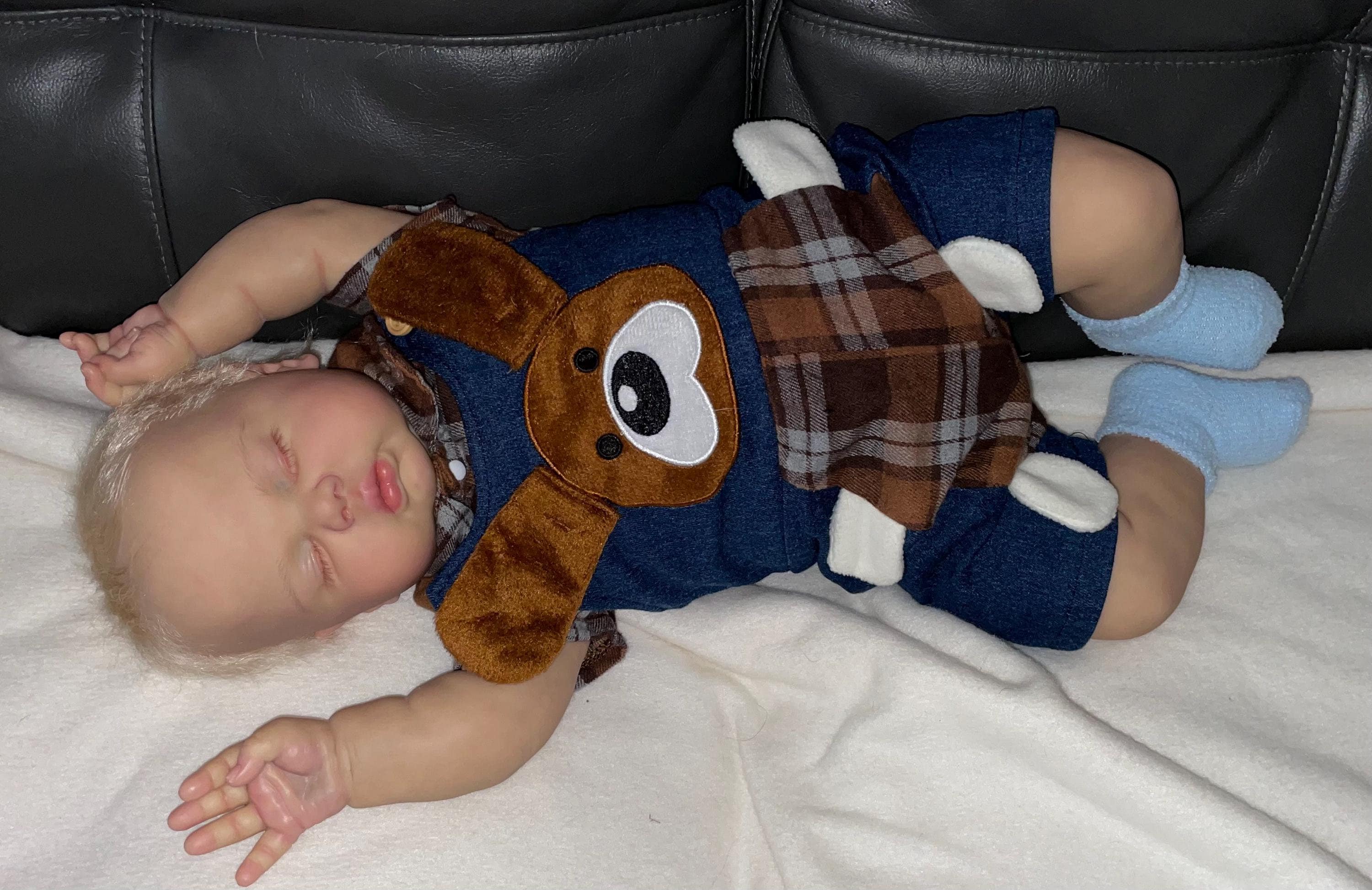 Reborn Baby PICKLE by Jackie Joly With Full Limbs, Chunky Baby at