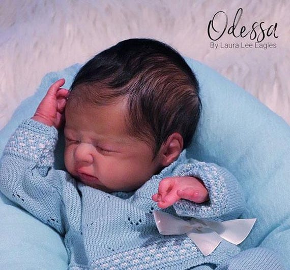 Reborn Baby ODESSA by Jackie Joly, 18 Inches With Full Limbs, Girl