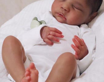 Reborn Baby Alessandro by Cassie Ann Love, 20 Inches With Full