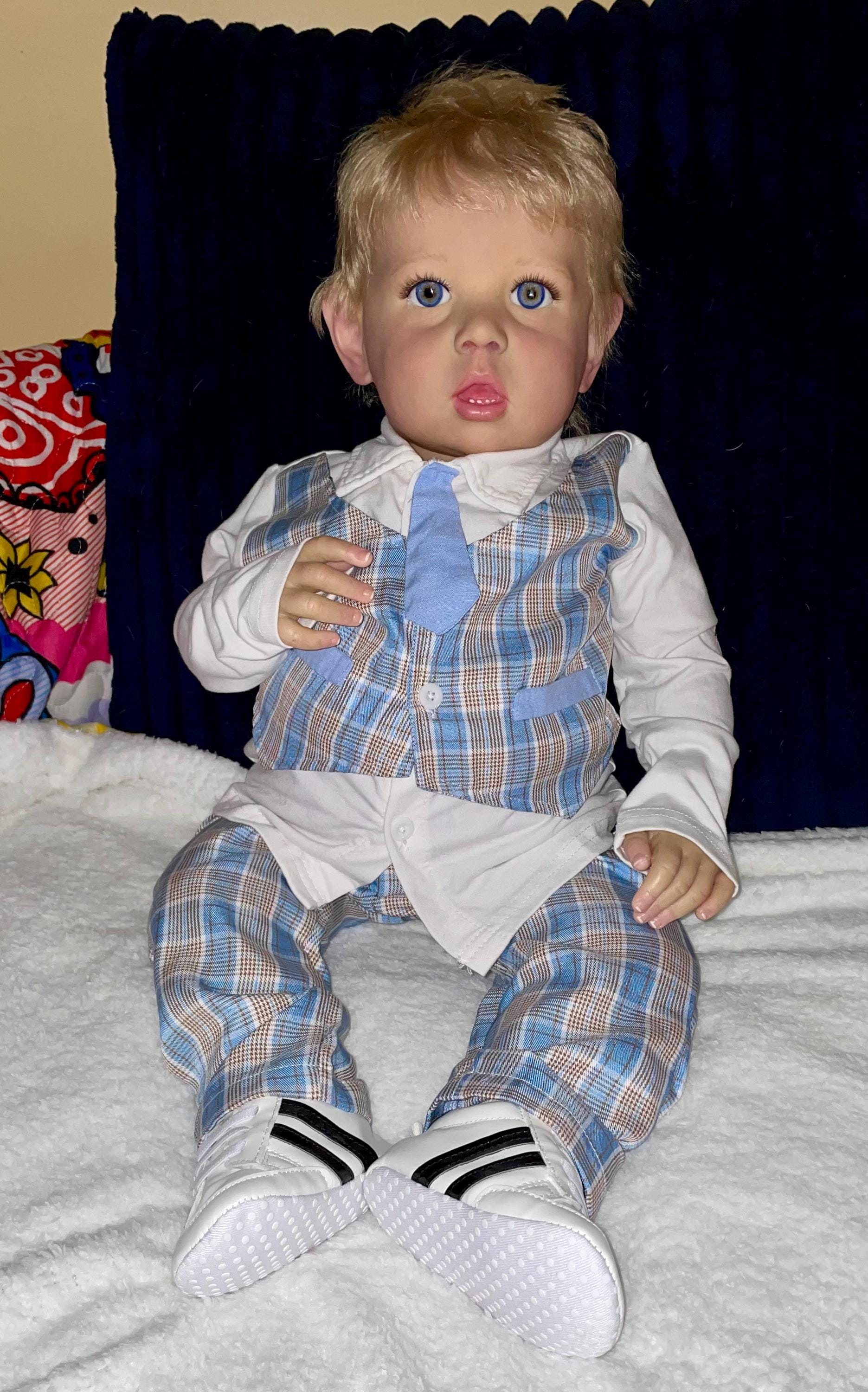Reborn Baby Liam by Bonnie Brown, 28 inch Toddler, Full arms
