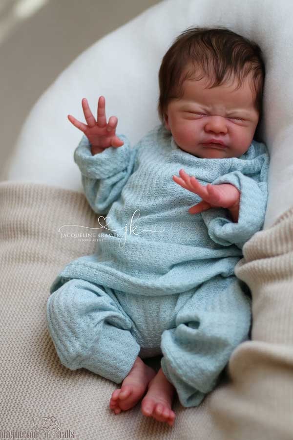 Reborn Baby Gracie Mae by Laura Lee Eagles 18 Inches With Full