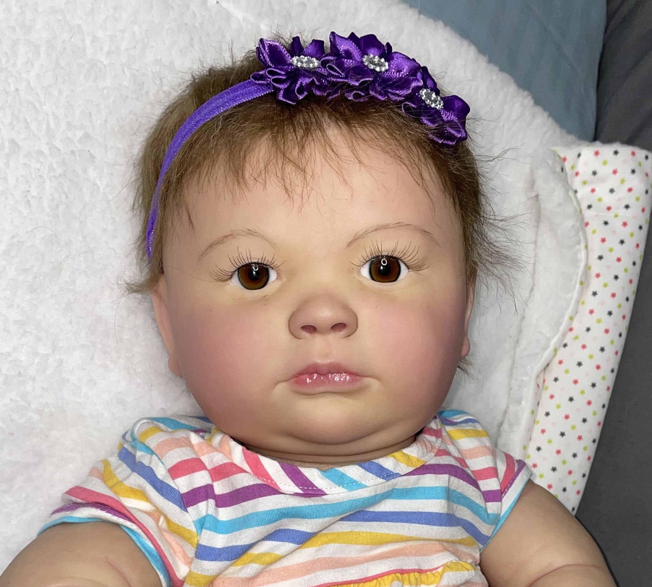 Reborn Baby JOSEPH Awake by Jackie Joly, 3 Months in Size, 23