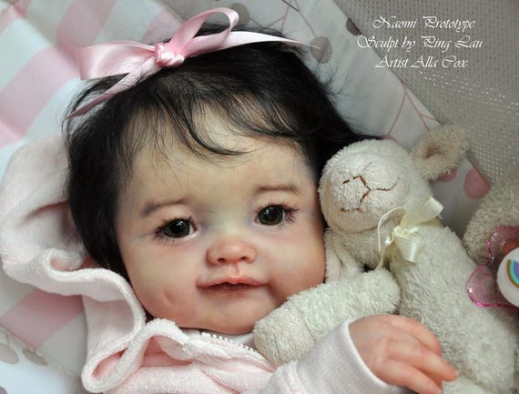 Reborn Baby NAOMI by Jackie Joly, 21 Inches With Full Arms and