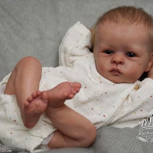 Reborn Baby OSKAR  by Olga Auer - 20 Inches, Boy or Girl Doll, Full arms and legs & COA Custom