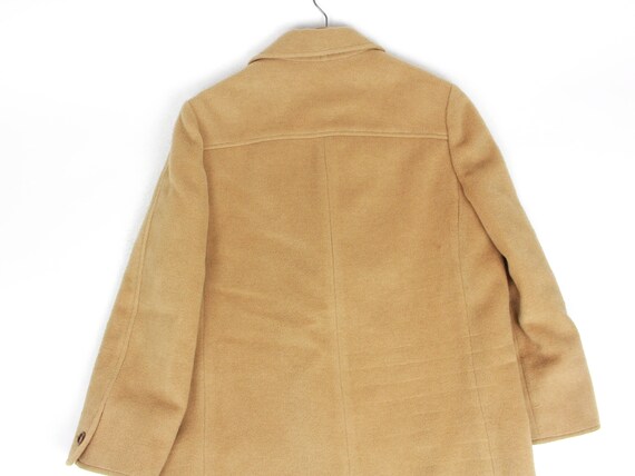 Vintage Tan Double-breasted Peacoat - image 7