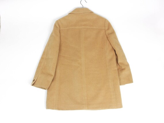 Vintage Tan Double-breasted Peacoat - image 6