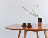 Vintage Ercol Oval Drop Leaf Dining Table Model 384 Lucian Ercolani